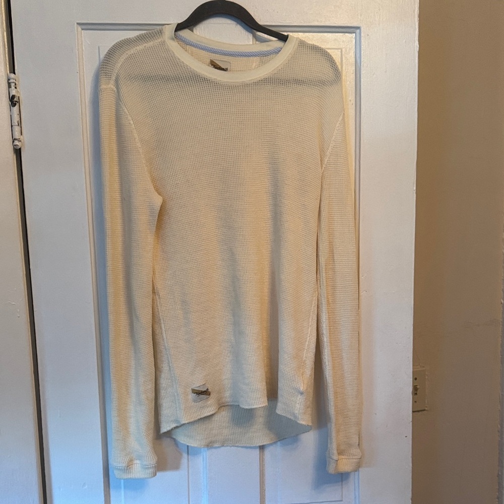 Tracksmith Fells Layer Cream Thermal - Men’s Sz M